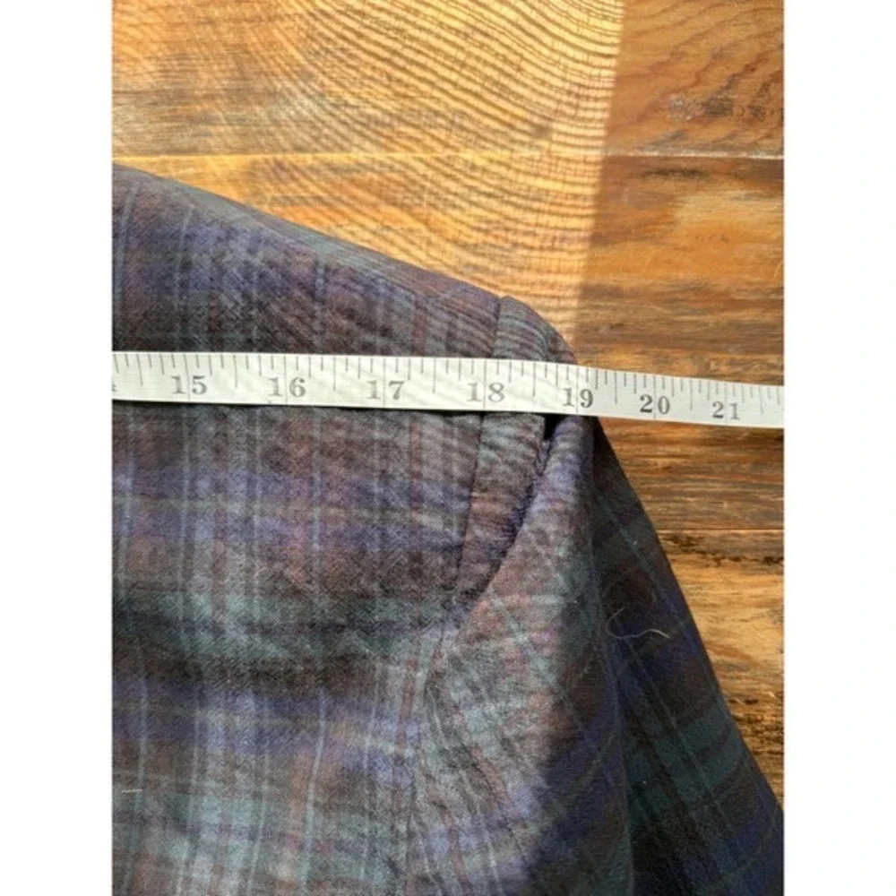 90s Vintage Burberrys Plaid Blazer Pure Wool Sport Coat Men's Blue green‎